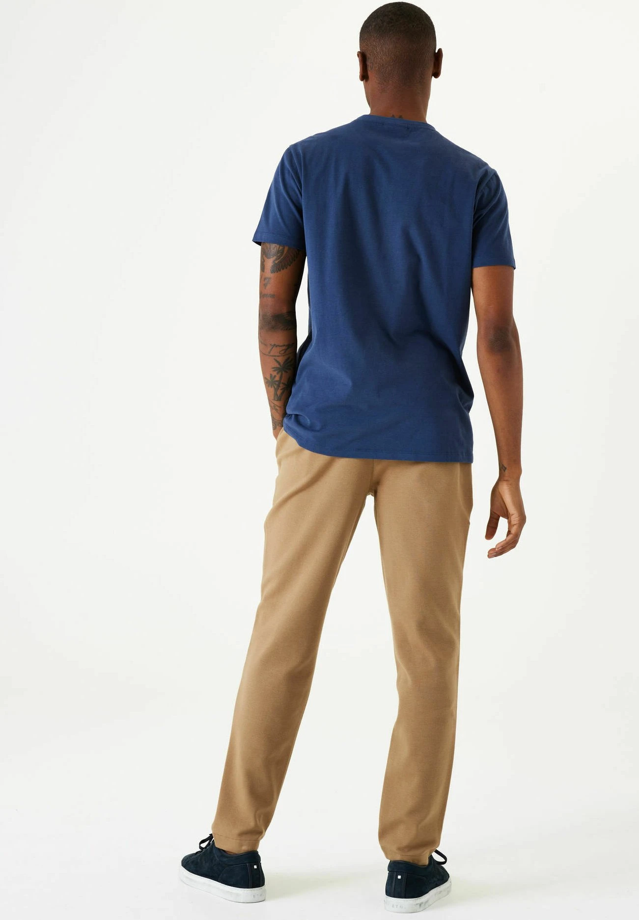 Garcia T-Shirt Print - Marine 5 Garcia T-Shirt Print - Marine - Afbeelding 3