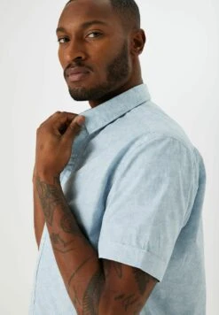 Garcia Overhemd - Dusty Blue -Clothing 8c9ac9c6a60d41ef928bc6f2cdf337f1