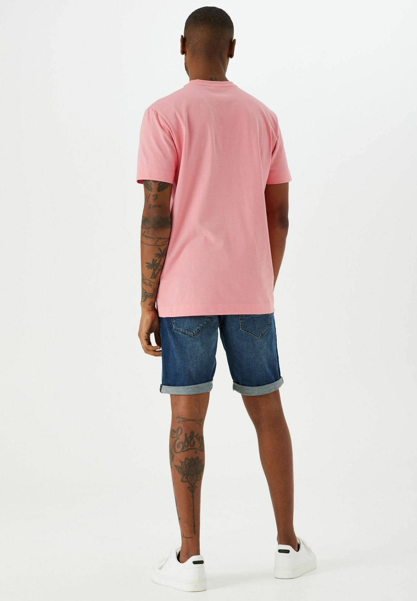 Garcia T-Shirt Print - Bright Coral 4 Garcia T-Shirt Print - Bright Coral - Afbeelding 2