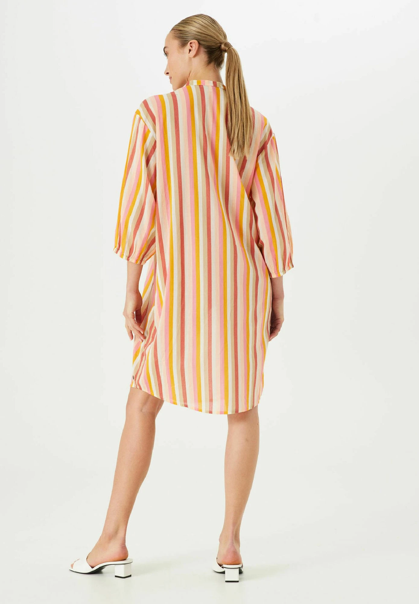 Garcia Striped- Blousejurk - Off White 5 Garcia Striped- Blousejurk - Off White - Afbeelding 3
