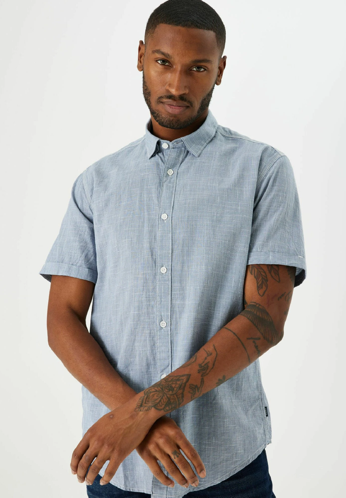 Garcia Overhemd - Stone Blue 3 Garcia Overhemd - Stone Blue