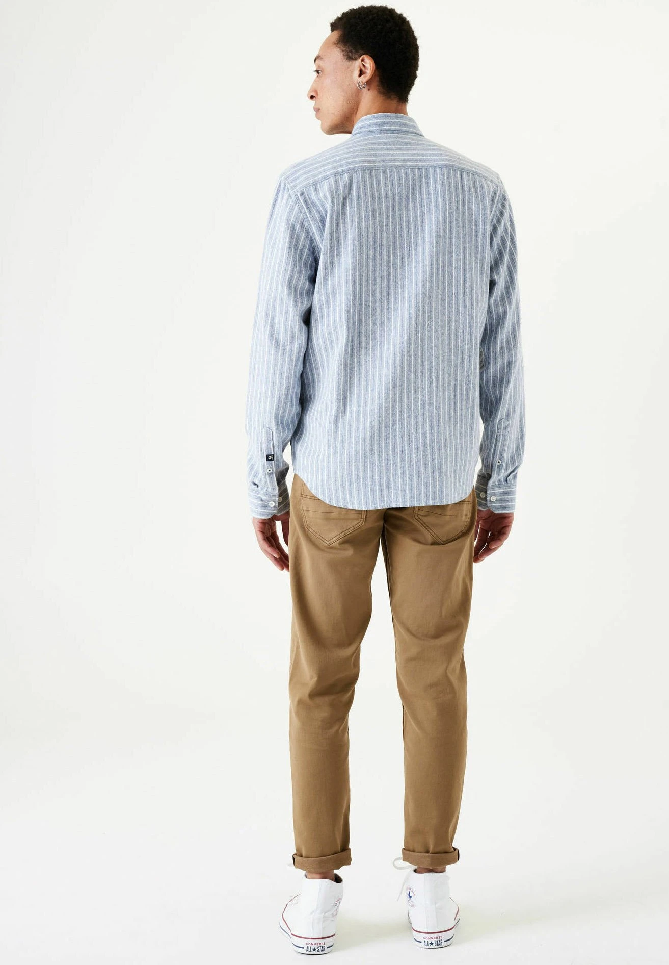 Garcia Overhemd - Stripe Blue 5 Garcia Overhemd - Stripe Blue - Afbeelding 3