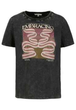 Garcia T-Shirt Print - Antracite -Clothing 9bb24cdfa0a940878f3be60108312bdd