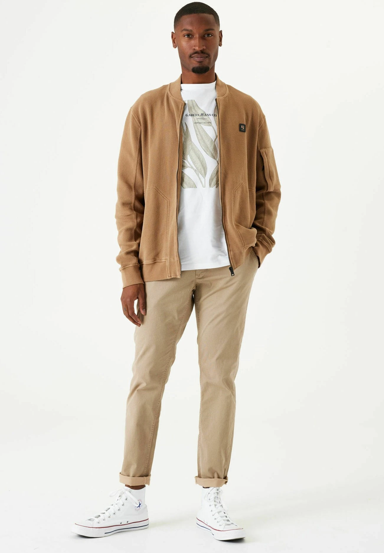 Garcia Bomberjacks - Golden Brown 4 Garcia Bomberjacks - Golden Brown - Afbeelding 2