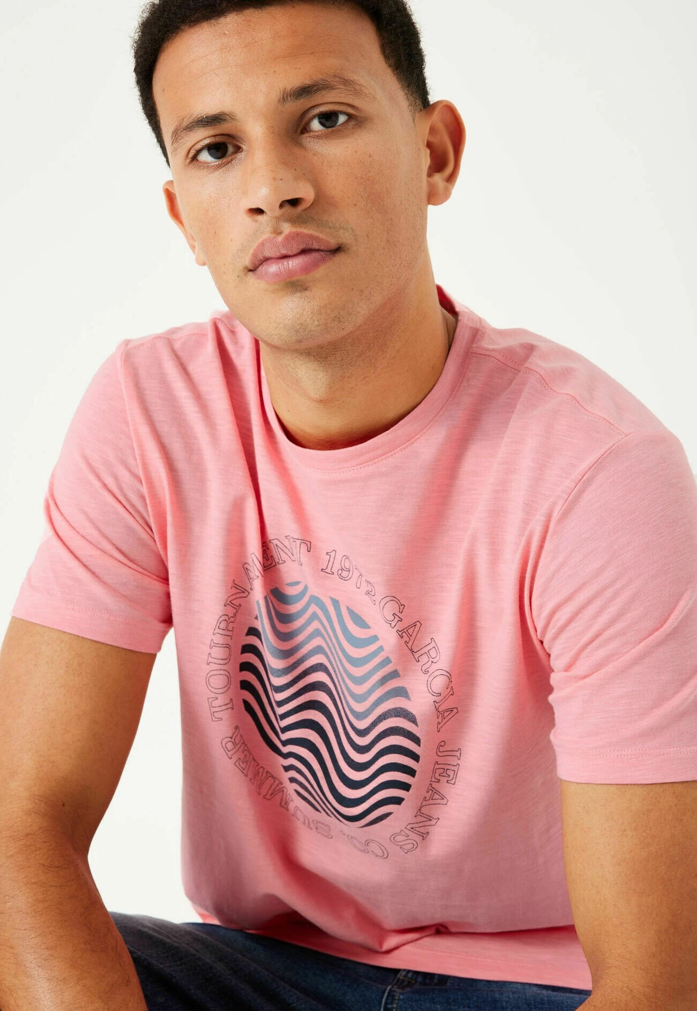 Garcia Coral- T-Shirt Print - Bright Coral 6 Garcia Coral- T-Shirt Print - Bright Coral - Afbeelding 4