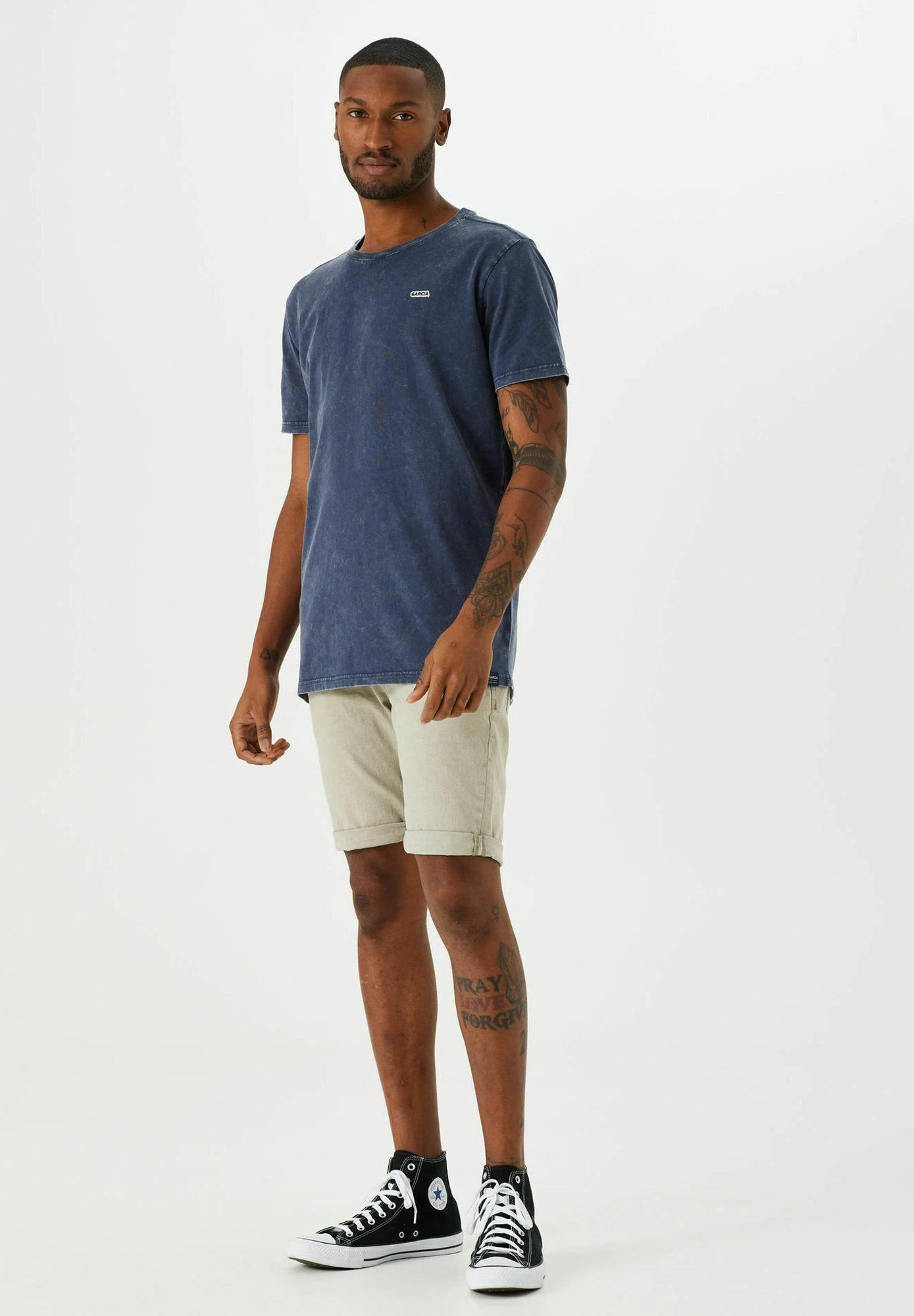 Garcia Rust- T-Shirt Print - Marine 4 Garcia Rust- T-Shirt Print - Marine - Afbeelding 2