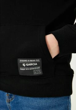 Garcia Sweater Met Rits - Black