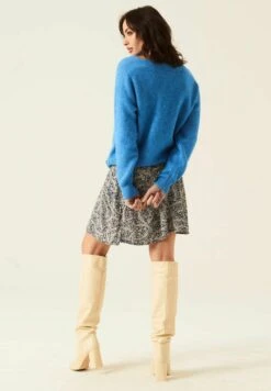 Garcia Print - A-Lijn Rok - Navy Peony -Clothing a8700b3ed0c9429b8443841d45e417fe