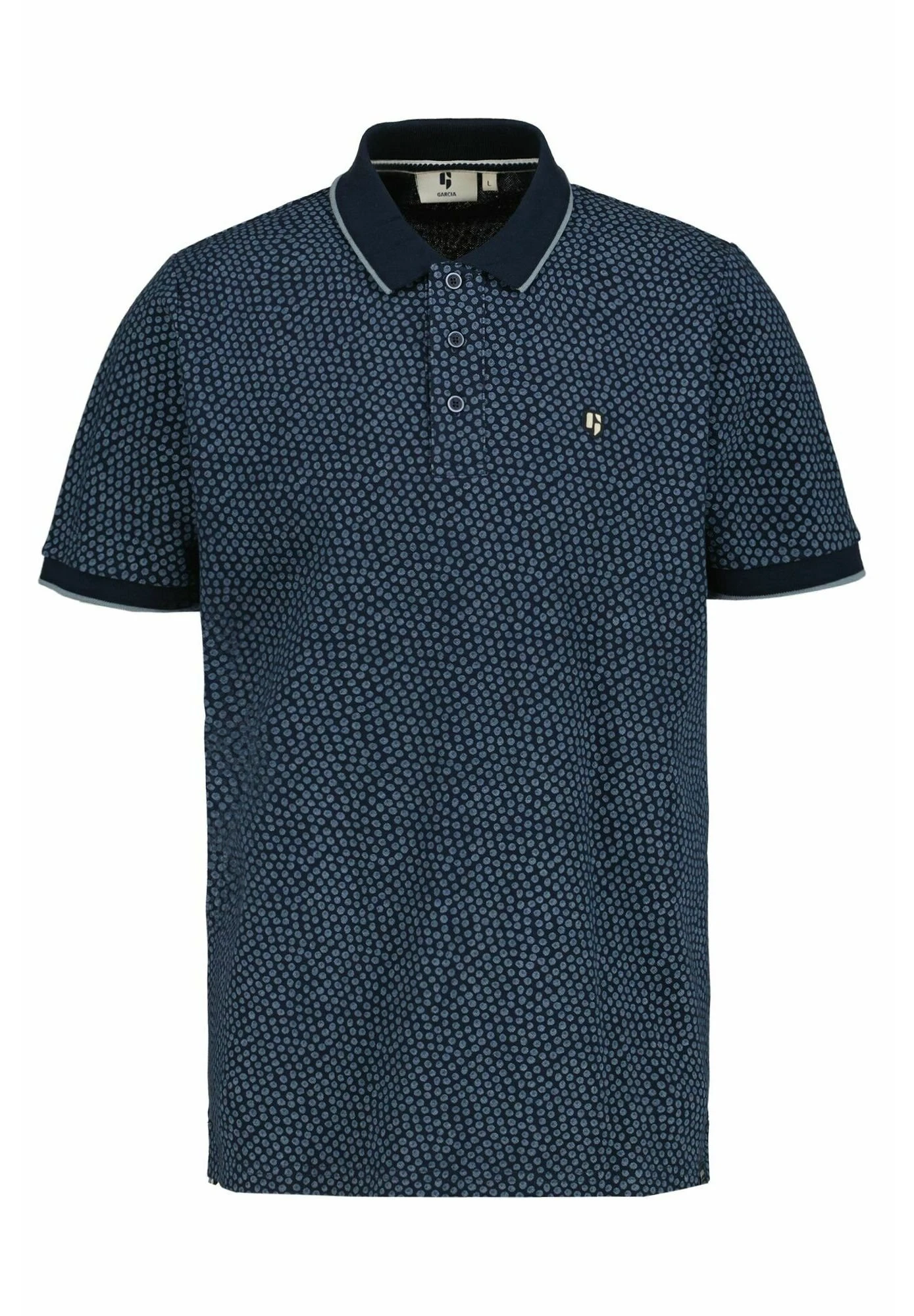 Garcia With Pattern - Poloshirt - Dark Moon 7 Garcia With Pattern - Poloshirt - Dark Moon - Afbeelding 5