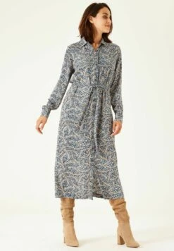 Garcia With Print - Blousejurk - Navy Peony 8 Garcia With Print - Blousejurk - Navy Peony -Clothing a94b34a9a5ac46ea805ebc41597b2868