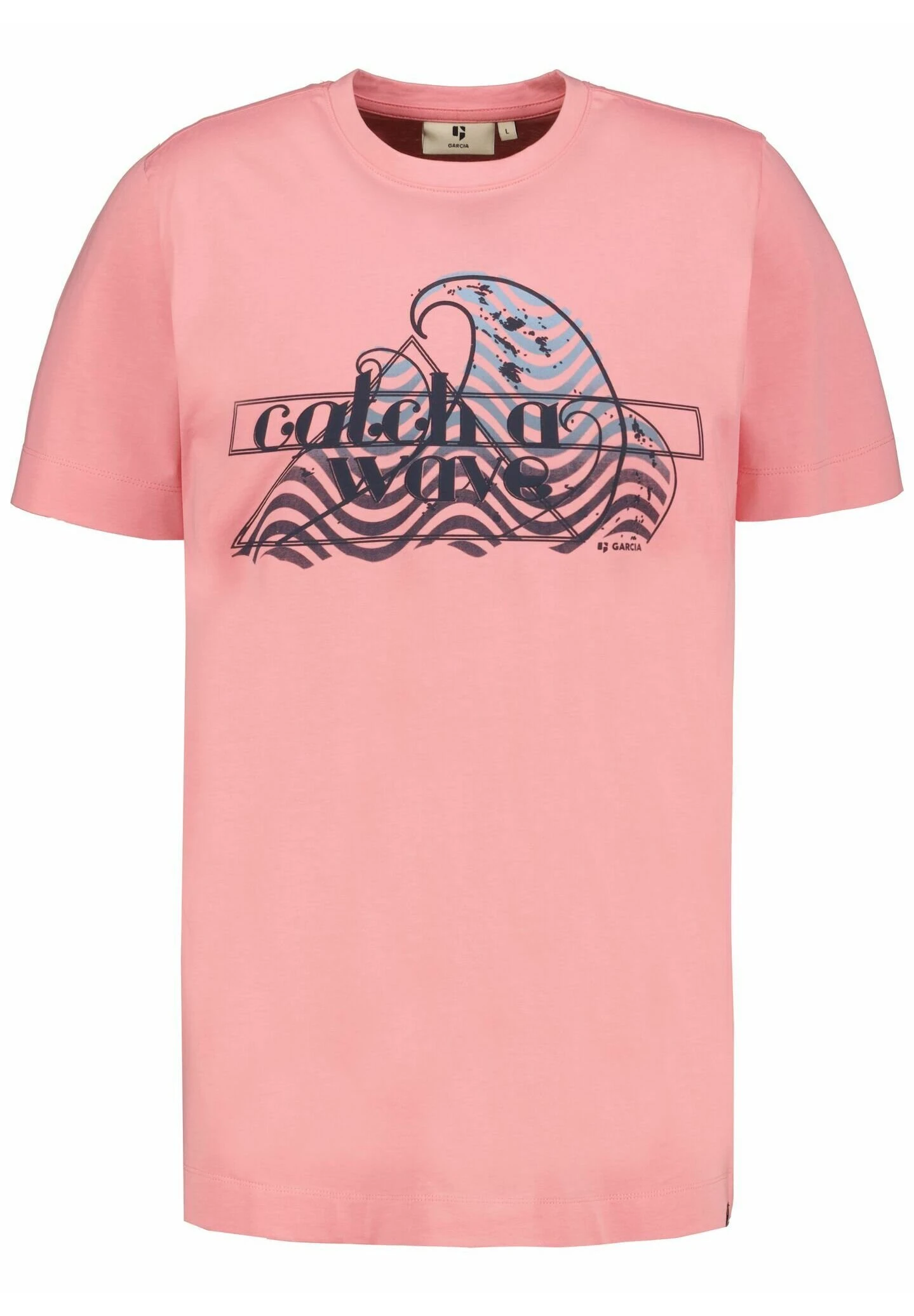 Garcia T-Shirt Print - Bright Coral 7 Garcia T-Shirt Print - Bright Coral - Afbeelding 5