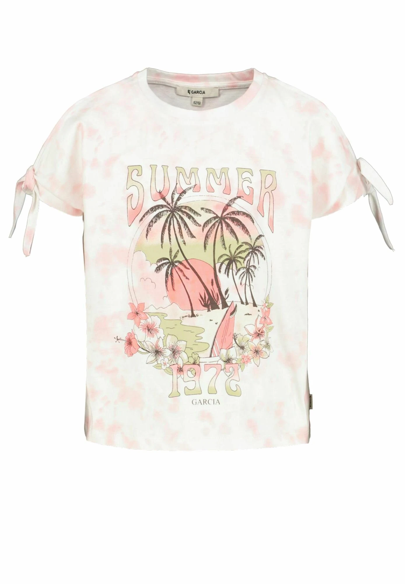 Garcia T-Shirt Print - Pink Beauty 4 Garcia T-Shirt Print - Pink Beauty - Afbeelding 2