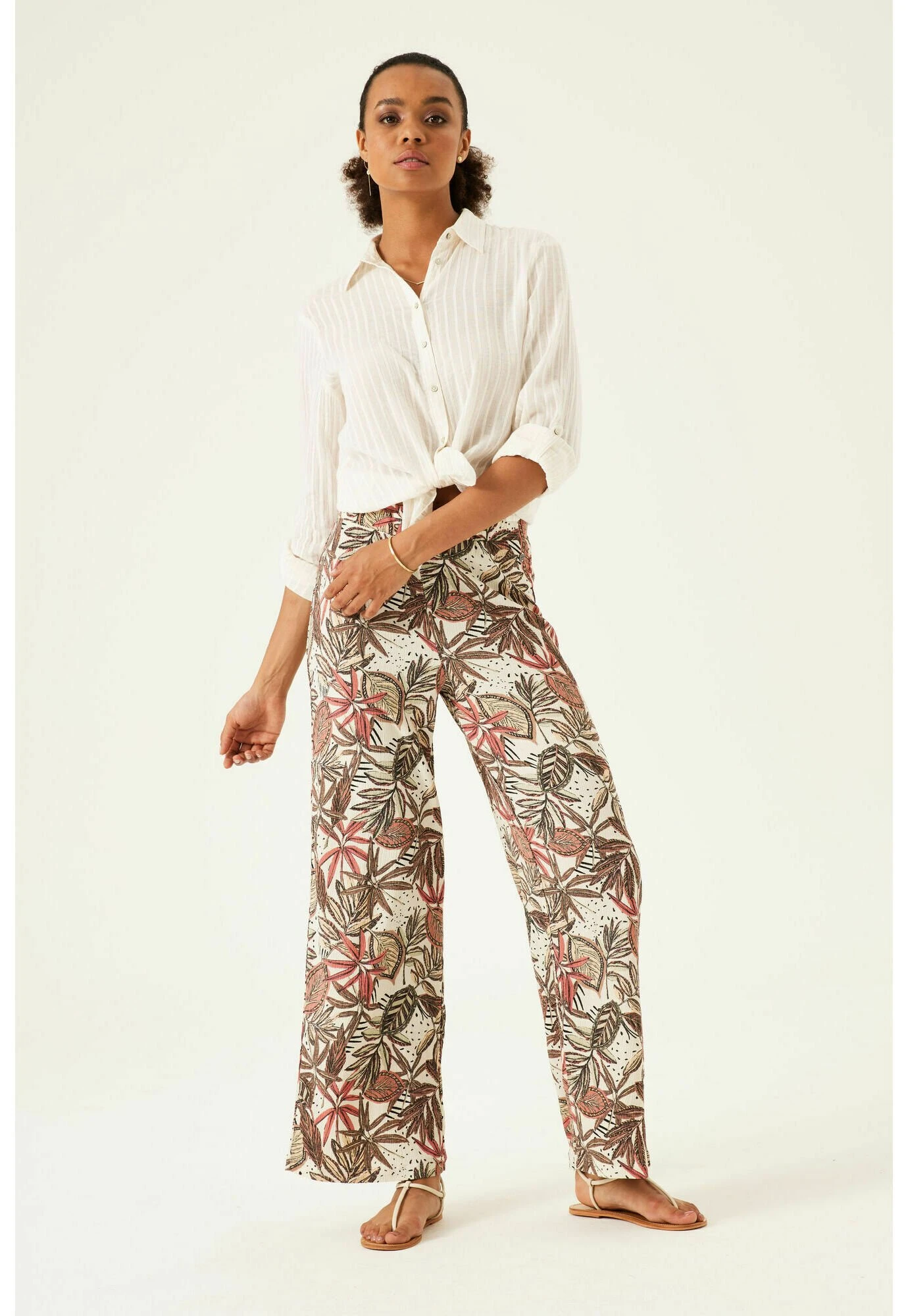 Garcia Overhemdblouse - Off White 3 Garcia Overhemdblouse - Off White