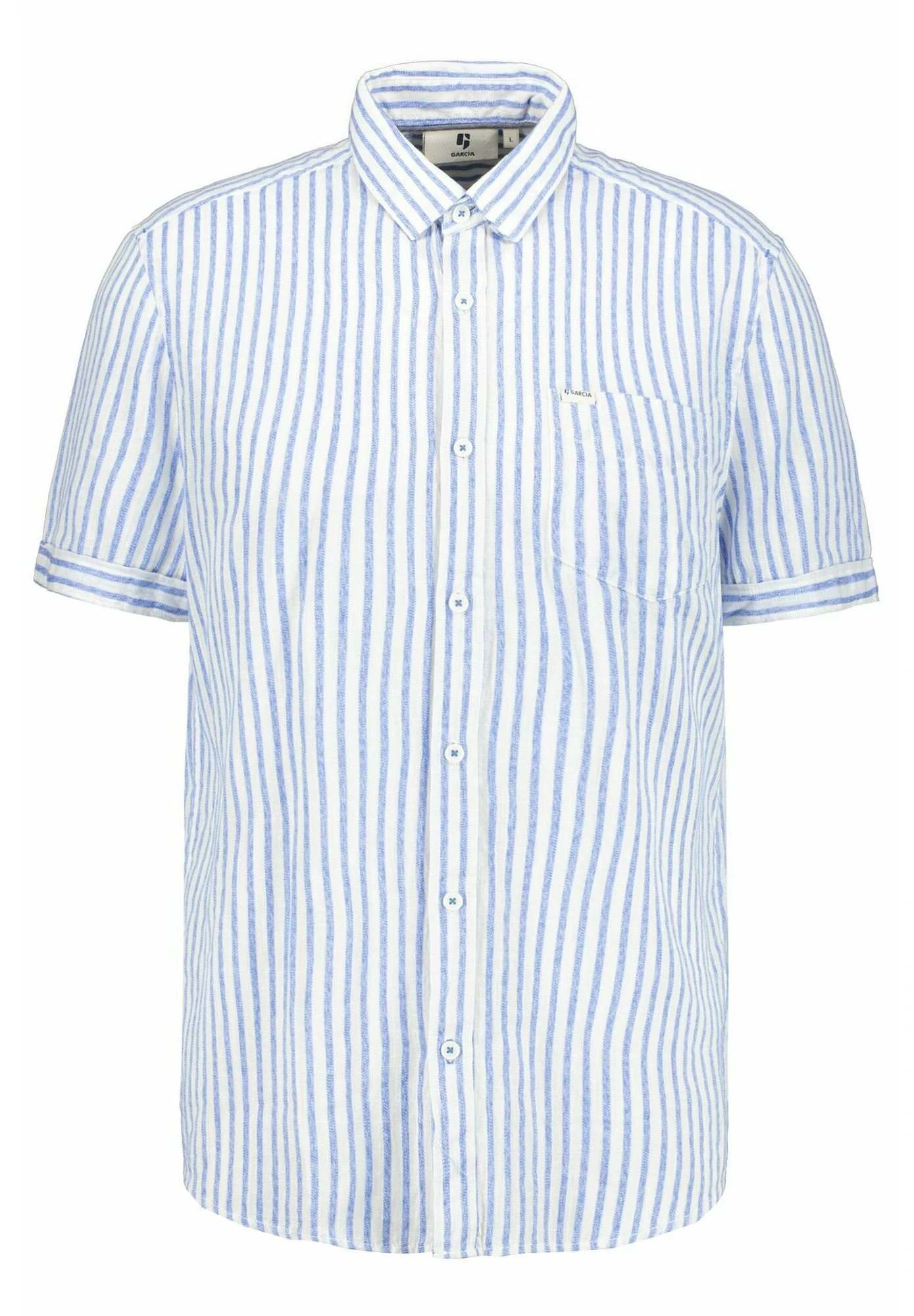 Garcia Striped- Overhemd - Stripe Blue 7 Garcia Striped- Overhemd - Stripe Blue - Afbeelding 5