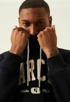 Garcia Hoodie - Dark Blue -Clothing b2b6a5adb6a14a598cb68b1fb6ccb2ce