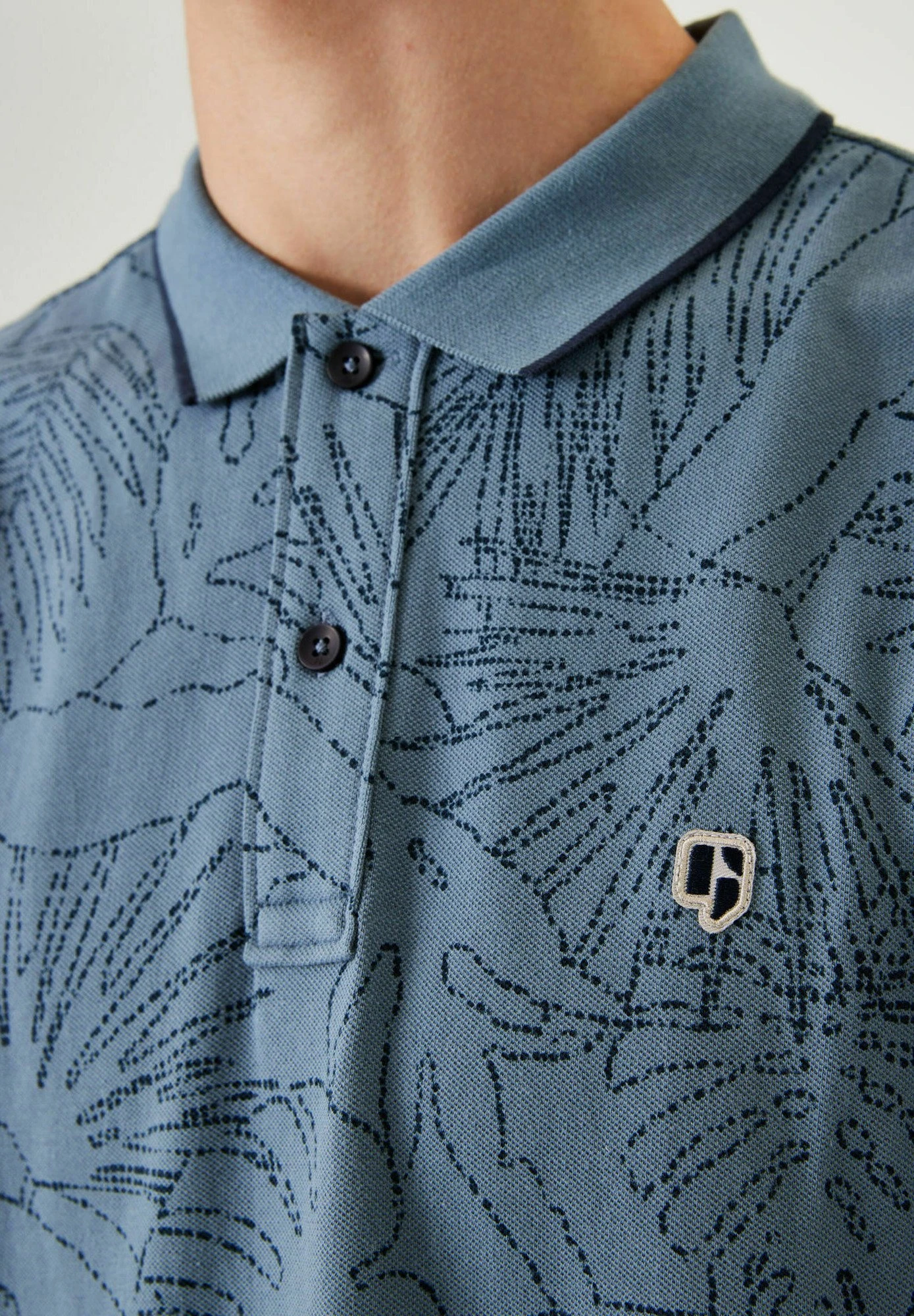 Garcia Poloshirt - Stone Blue 6 Garcia Poloshirt - Stone Blue - Afbeelding 4