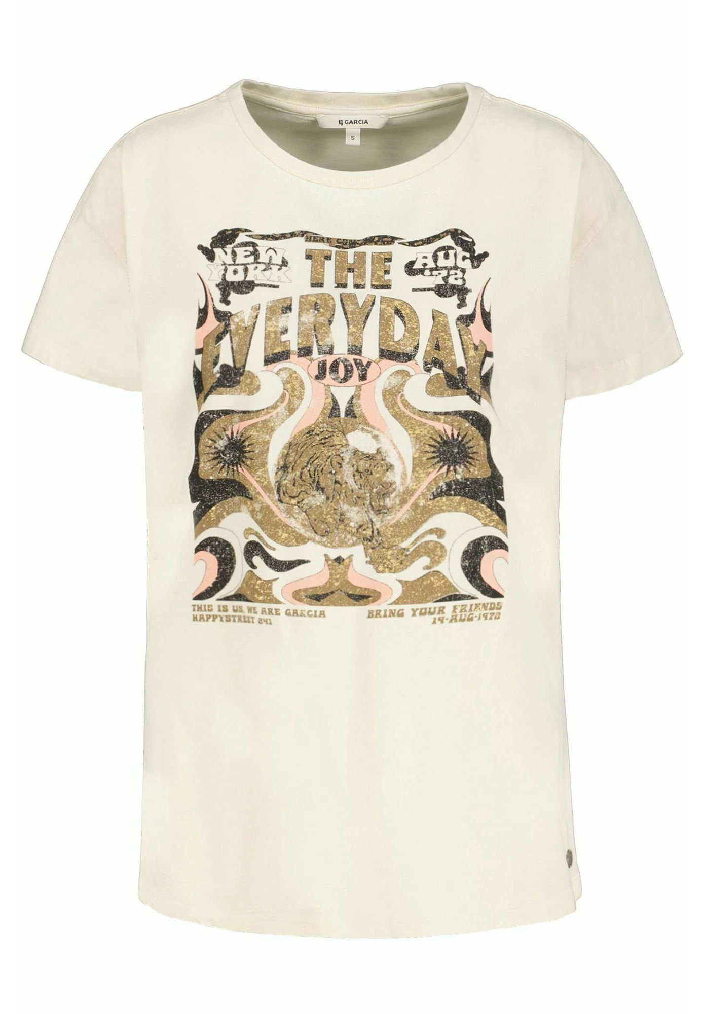 Garcia T-Shirt Print - Whitecap 7 Garcia T-Shirt Print - Whitecap - Afbeelding 5