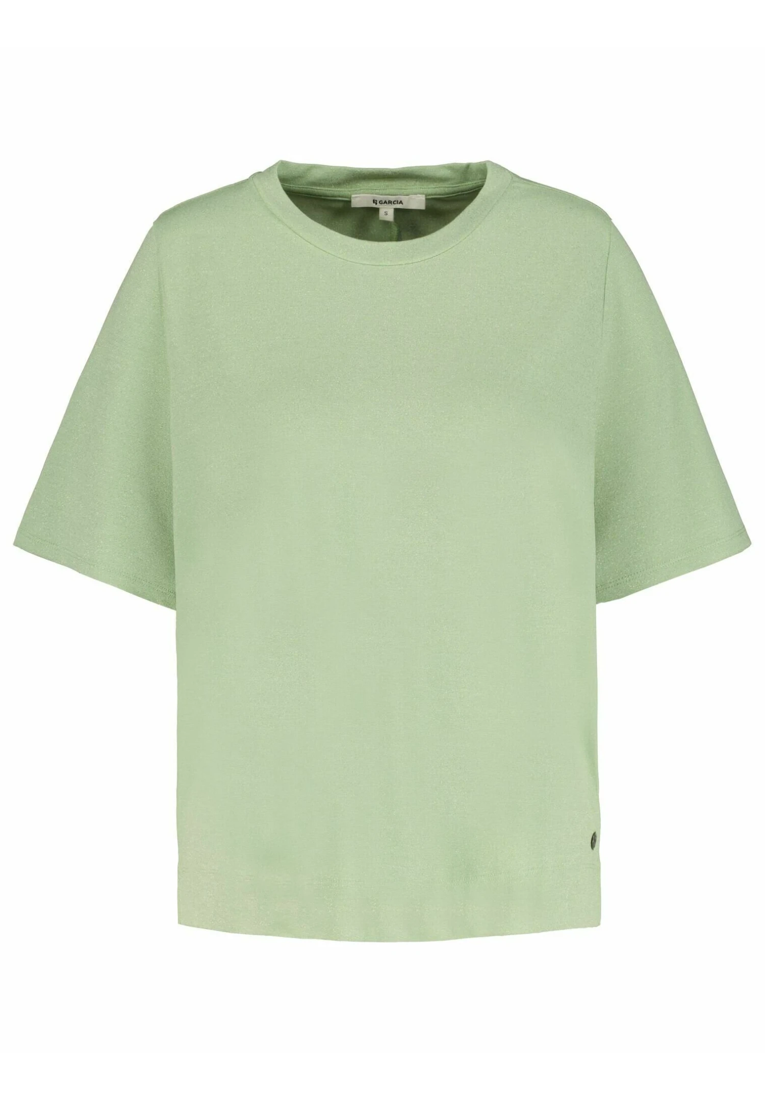 Garcia With Glitter - T-Shirt Basic - Smoke Green 5 Garcia With Glitter - T-Shirt Basic - Smoke Green - Afbeelding 3
