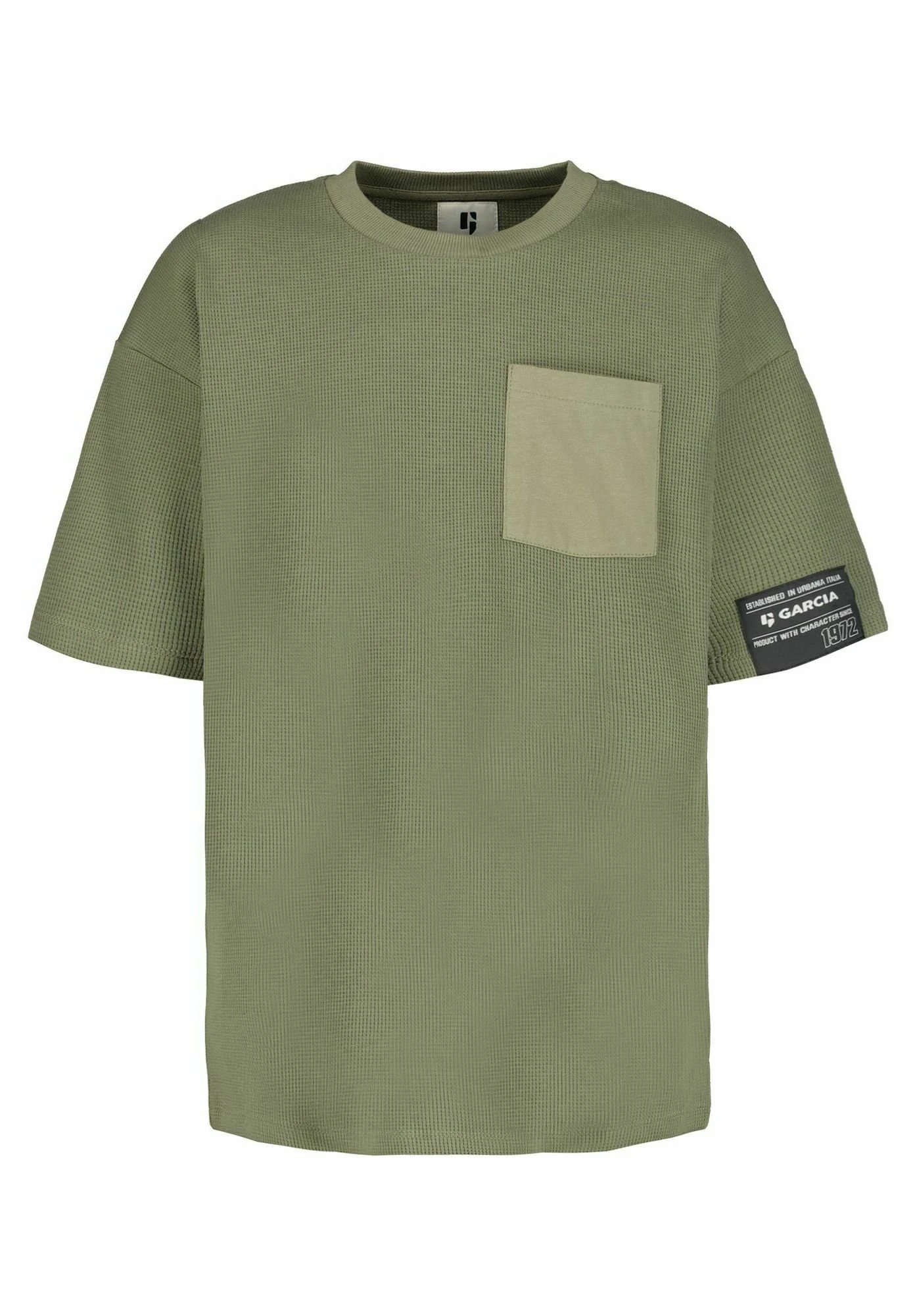 Garcia T-Shirt Print - Green Summer 4 Garcia T-Shirt Print - Green Summer - Afbeelding 2