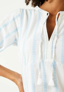 Garcia Striped - Jurk - Off White 10 Garcia Striped - Jurk - Off White -Clothing bdf07f24ac194c84a850c81a735a5fdc