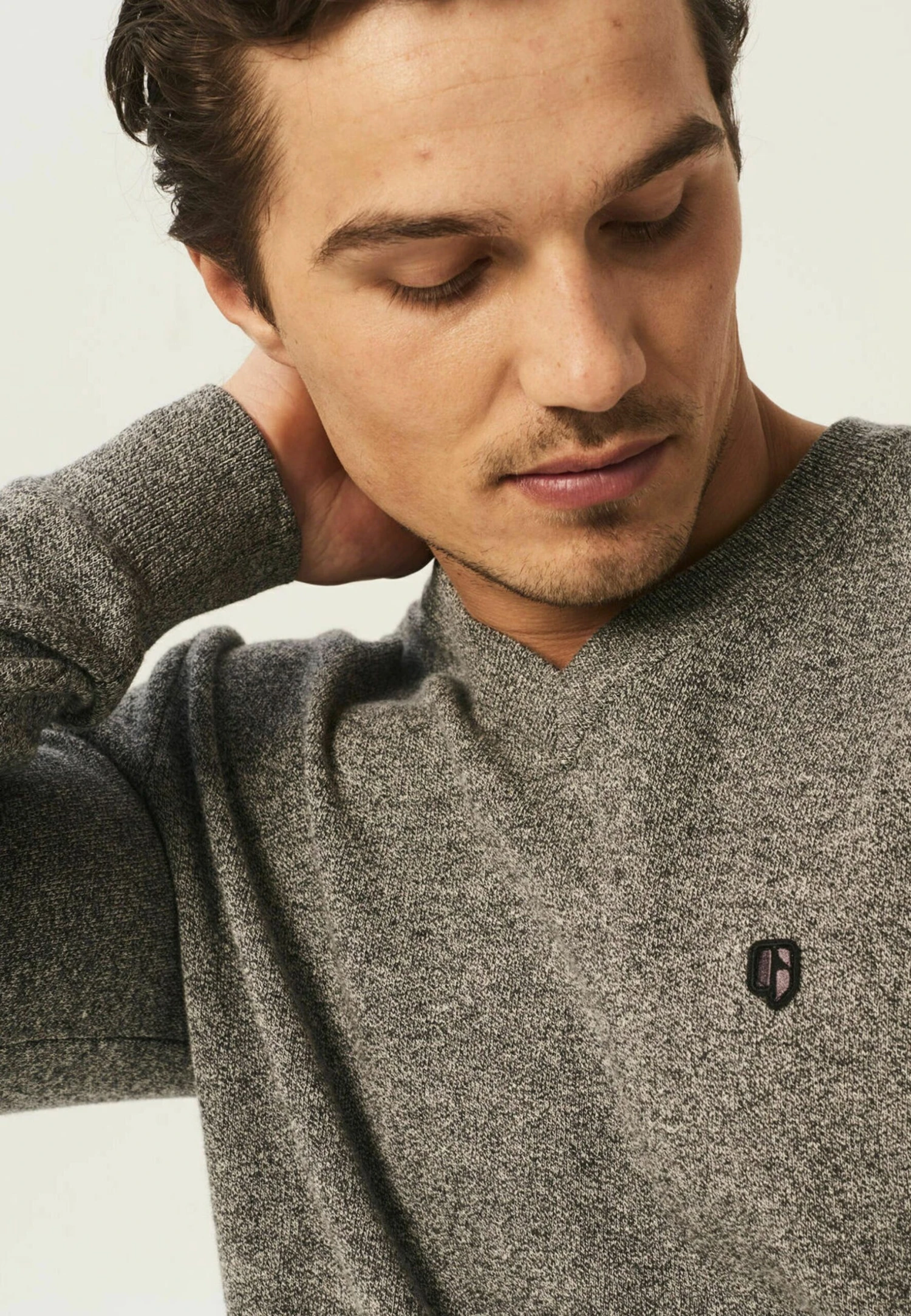 Garcia Trui - Grey Melee 5 Garcia Trui - Grey Melee - Afbeelding 3