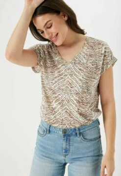 Garcia T-Shirt Print - Sesame