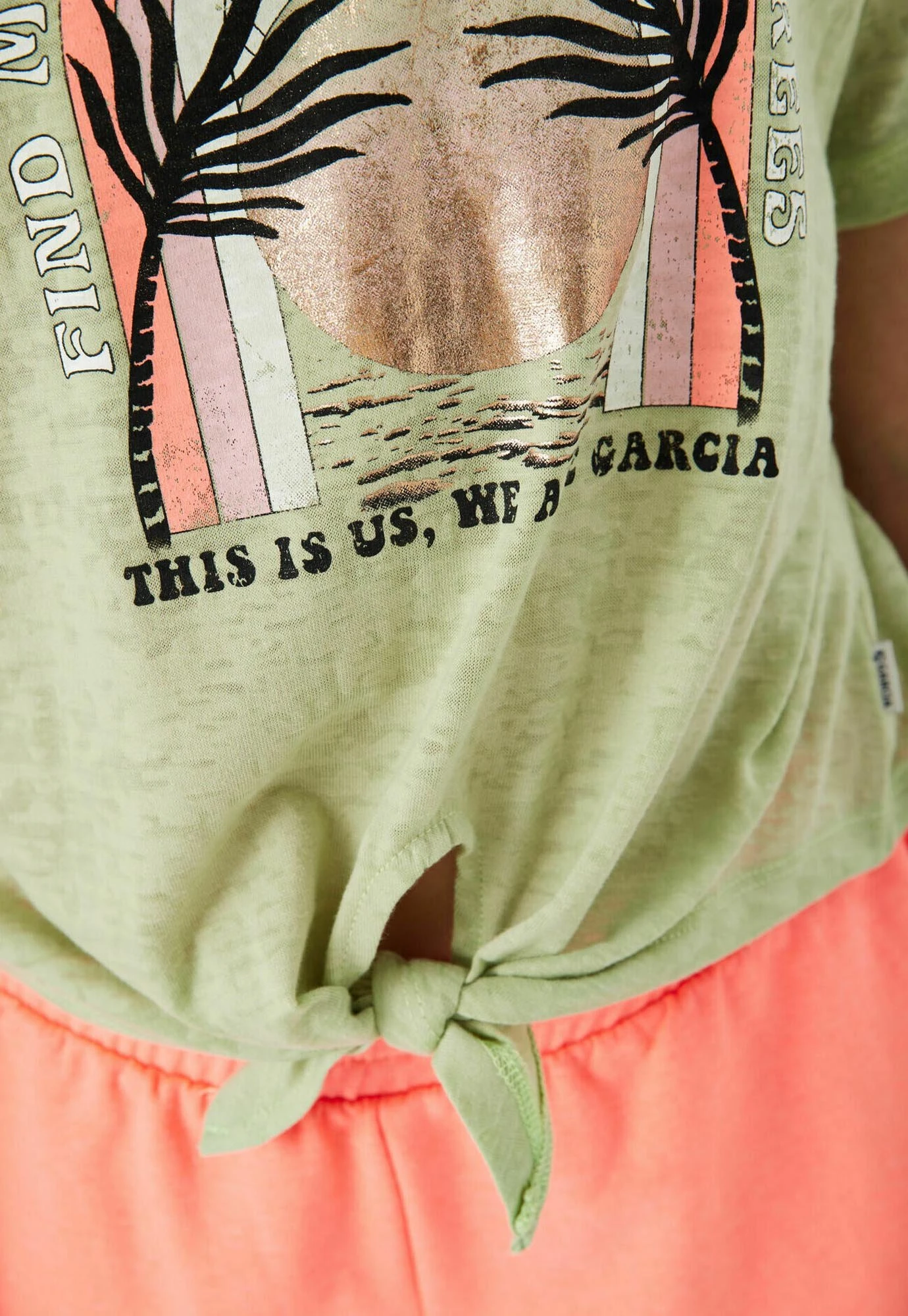 Garcia T-Shirt Print - Summer Field 3 Garcia T-Shirt Print - Summer Field