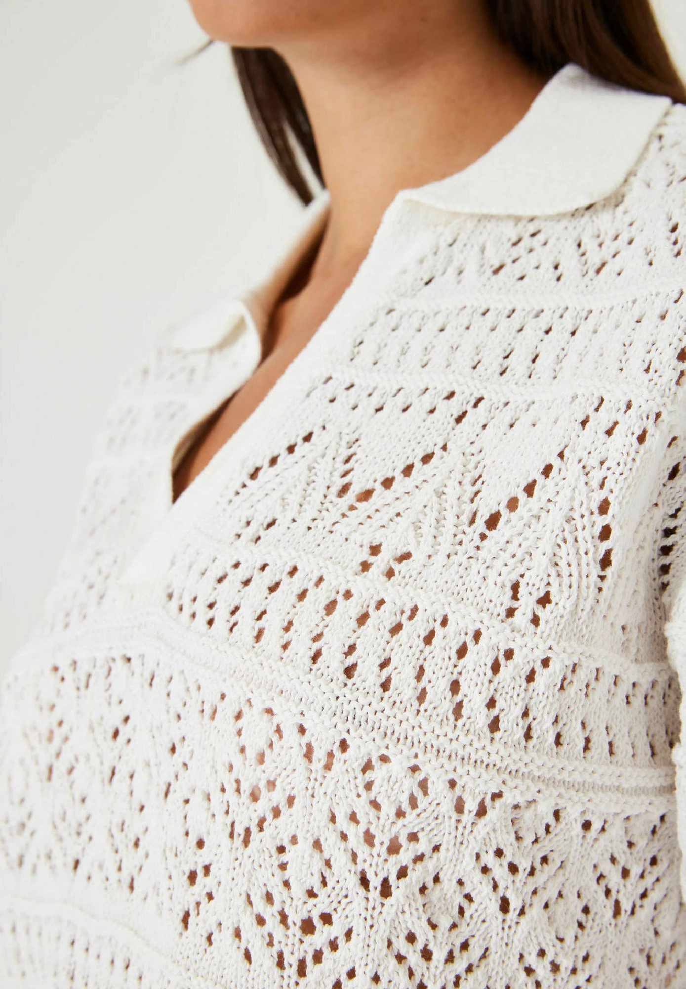 Garcia Trui - Off White 6 Garcia Trui - Off White - Afbeelding 4