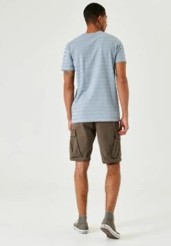 Garcia T-Shirt Print - Stone Blue 9 Garcia T-Shirt Print - Stone Blue -Clothing cef3754e936d46f1bbf5a4a1ad6e9411