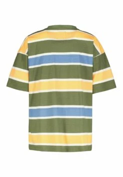 Garcia Striped- T-Shirt Print - Green Summer -Clothing d2b68c0d500a41fa9ad540659bbdd1aa