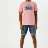 Garcia T-Shirt Print - Bright Coral 2 Garcia T-Shirt Print - Bright Coral -Clothing d2bf3602a9764694a72b50486b80435f