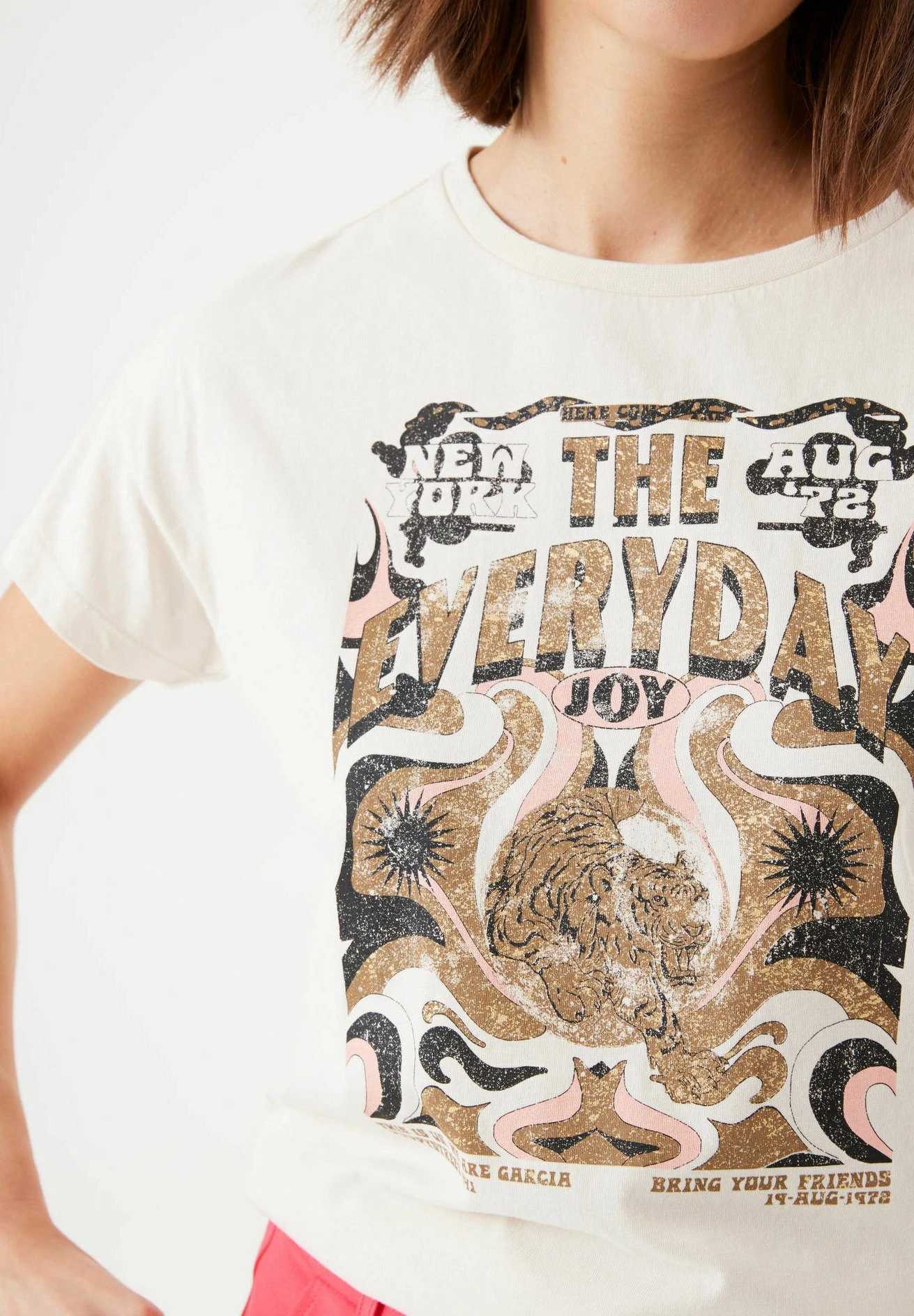 Garcia T-Shirt Print - Whitecap 6 Garcia T-Shirt Print - Whitecap - Afbeelding 4