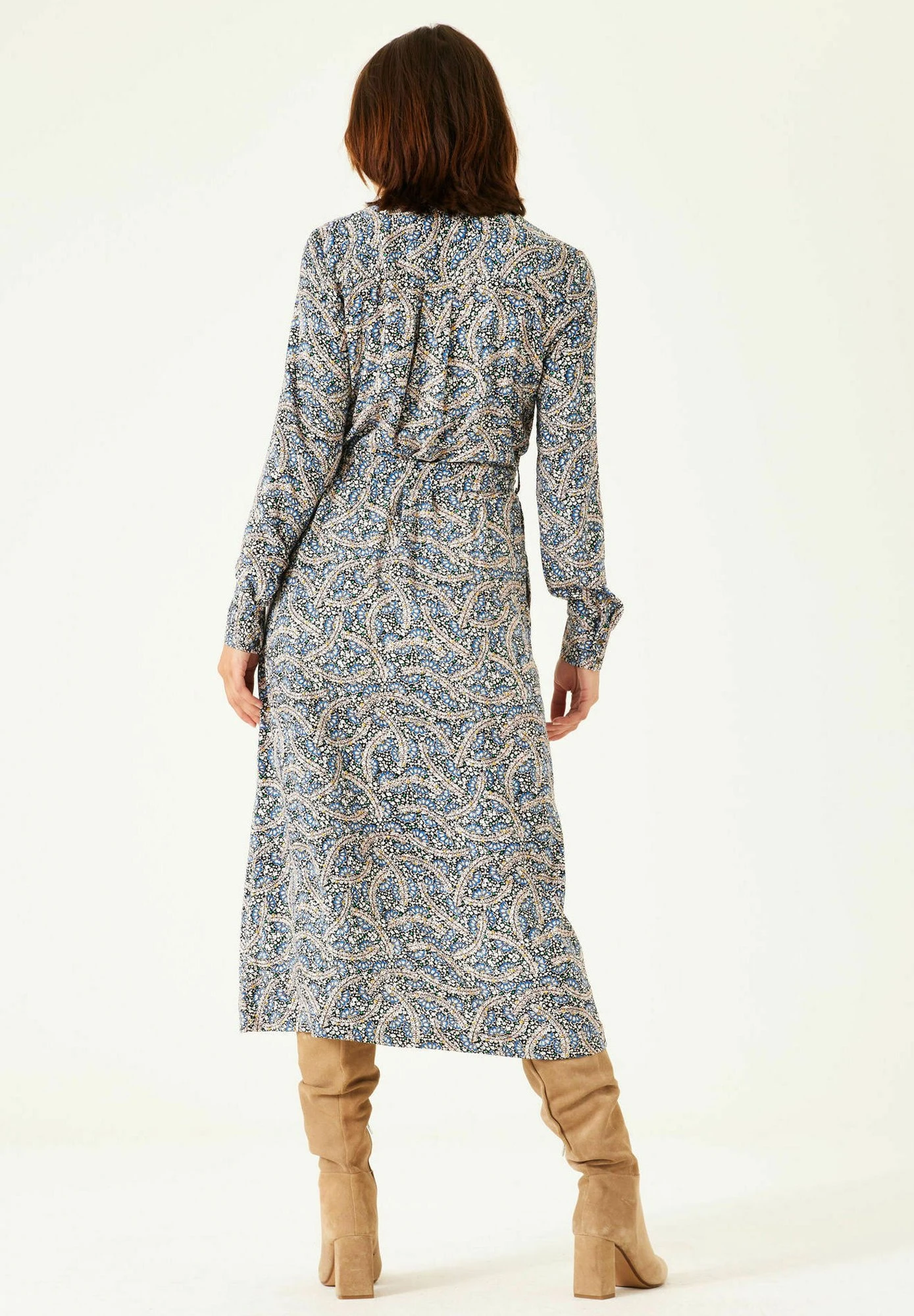 Garcia With Print - Blousejurk - Navy Peony 5 Garcia With Print - Blousejurk - Navy Peony - Afbeelding 3