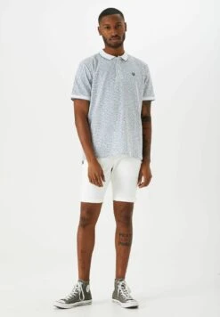 Garcia With Pattern - Poloshirt - White