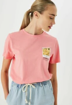 Garcia T-Shirt Print - Sunrise Pink