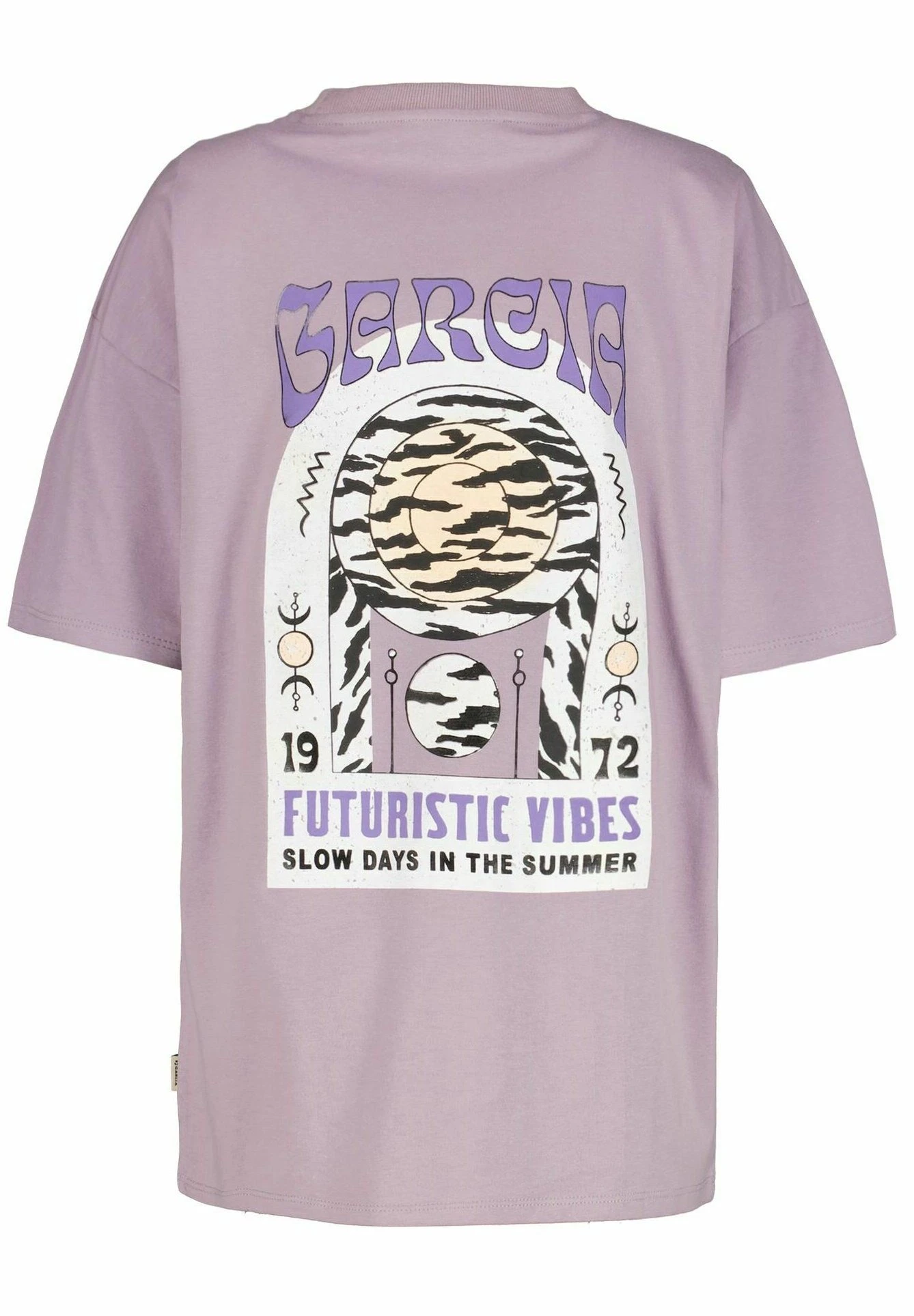 Garcia T-Shirt Print - Frosty Purple 4 Garcia T-Shirt Print - Frosty Purple - Afbeelding 2