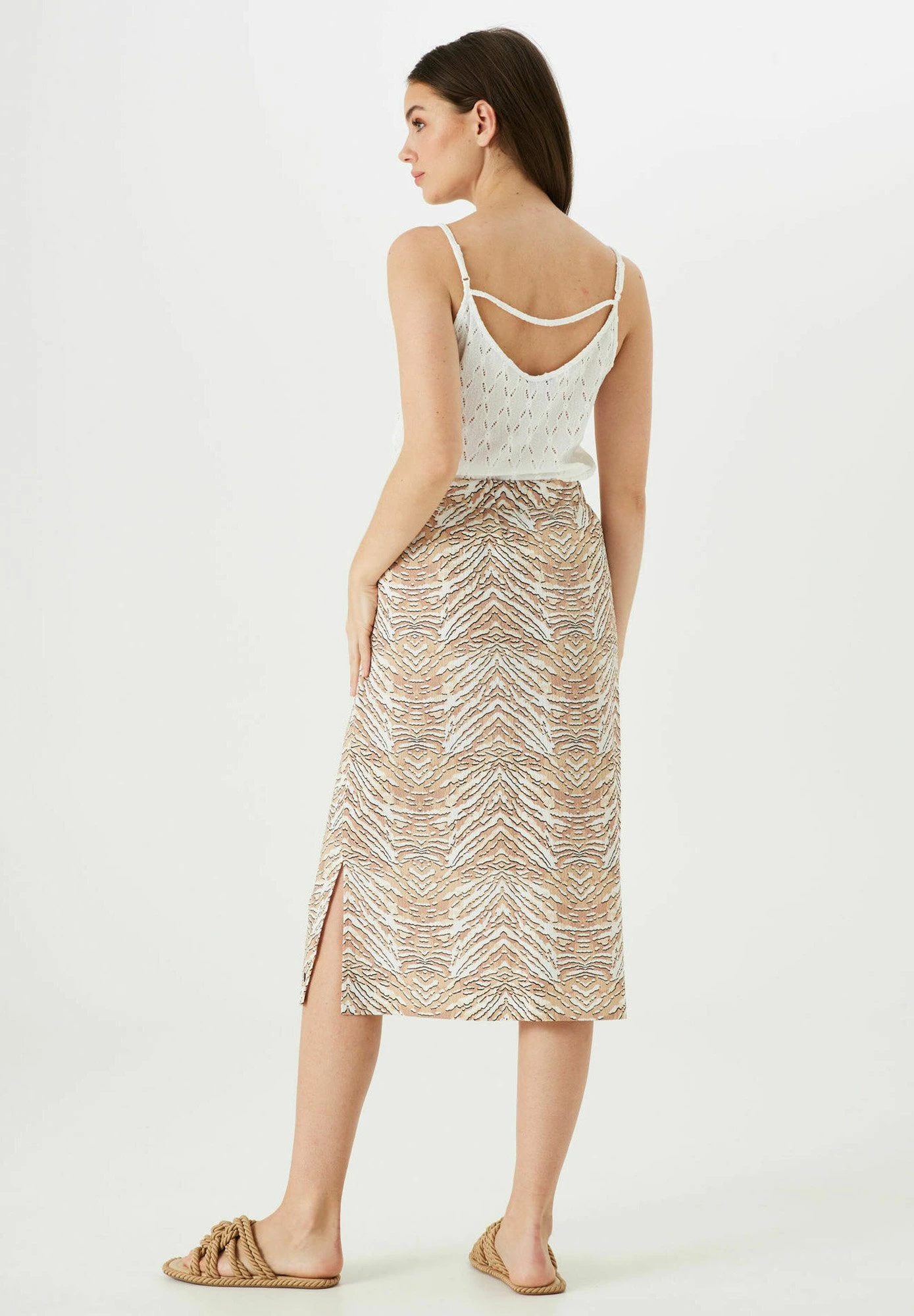 Garcia Top - Off White 5 Garcia Top - Off White - Afbeelding 3