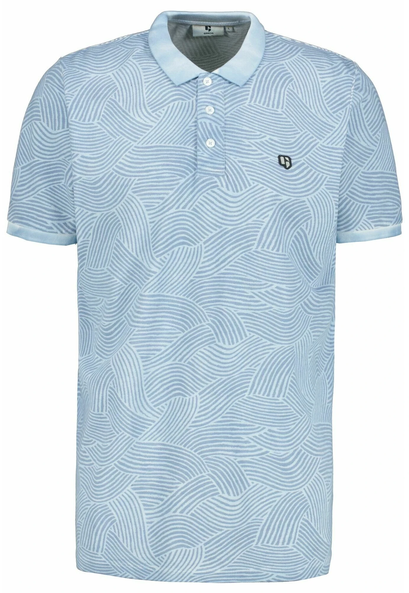 Garcia Poloshirt - Dusty Blue 7 Garcia Poloshirt - Dusty Blue - Afbeelding 5