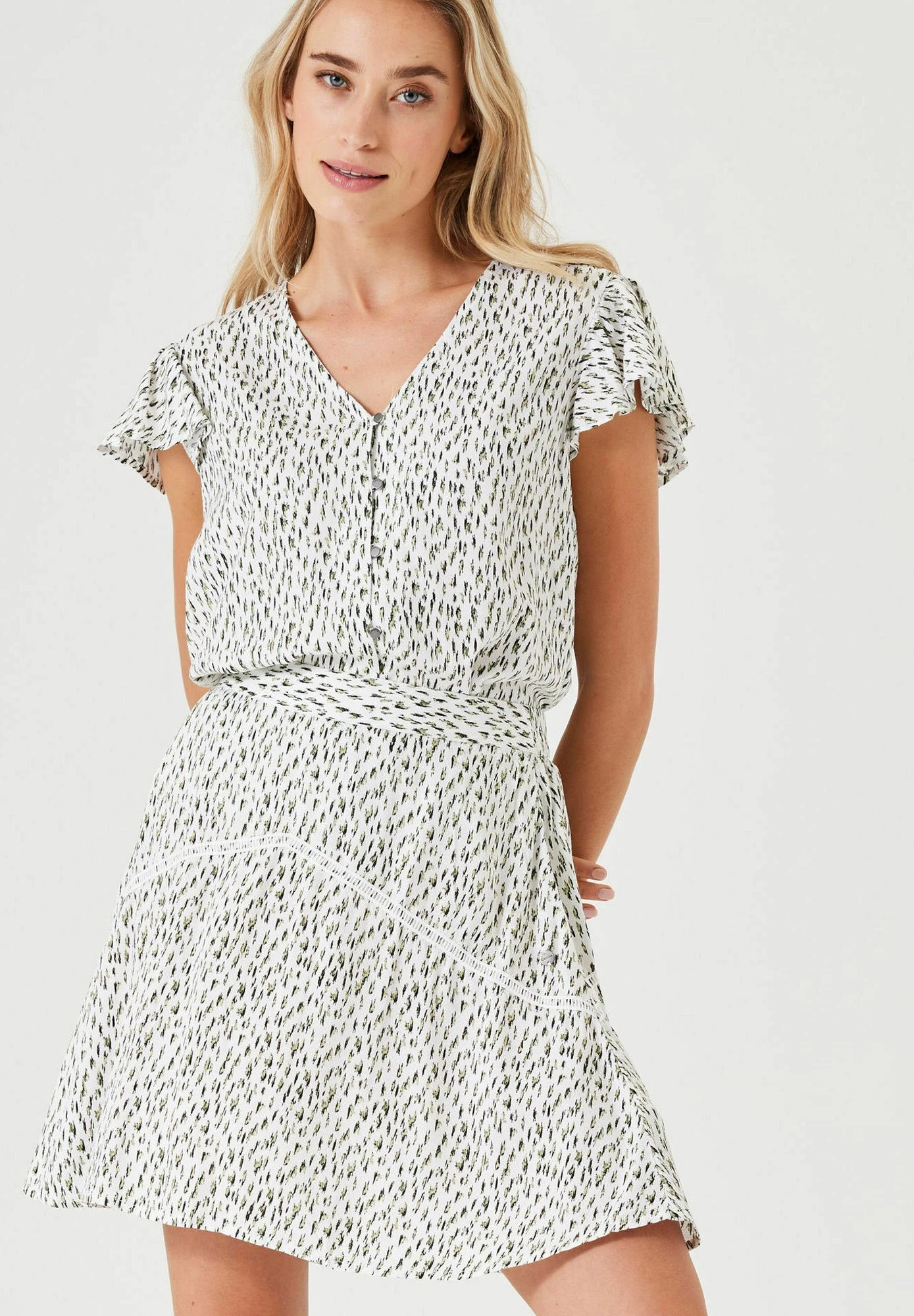 Garcia Print - A-Lijn Rok - Soft Kit 3 Garcia Print - A-Lijn Rok - Soft Kit