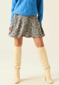 Garcia Print - A-Lijn Rok - Navy Peony