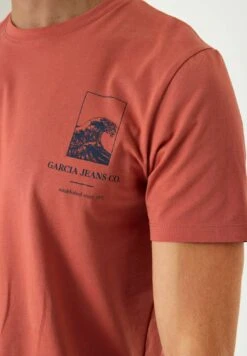Garcia T-Shirt Print - Dusty Cedar 10 Garcia T-Shirt Print - Dusty Cedar -Clothing eaba86b9bc3a49e69e9287ed8a972b9f