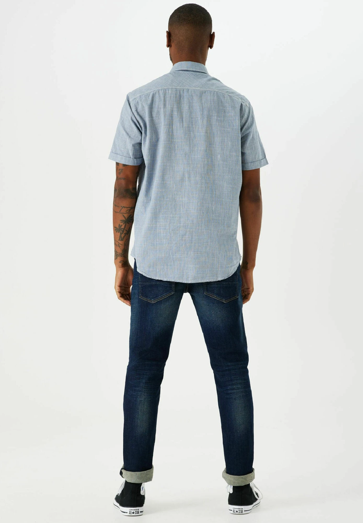 Garcia Overhemd - Stone Blue 5 Garcia Overhemd - Stone Blue - Afbeelding 3