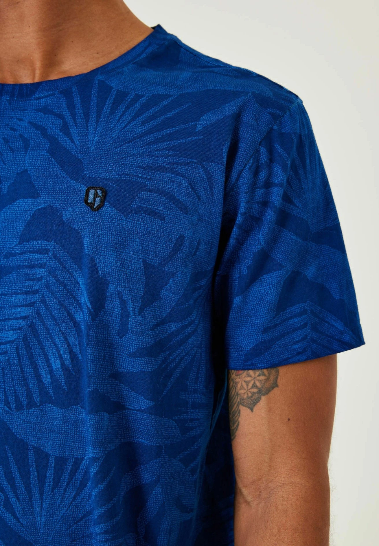 Garcia T-Shirt Print - Vibrant Blue 5 Garcia T-Shirt Print - Vibrant Blue - Afbeelding 3